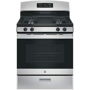 30 in. 4.8 cu. ft. Freestanding Gas Range in Stainless Steel