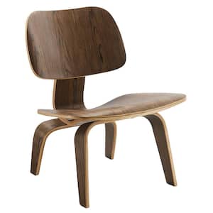 Fathom Walnut Wood Lounge Chair