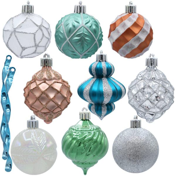 Home Accents Holiday 60 mm Assorted Ornament (101-Count)