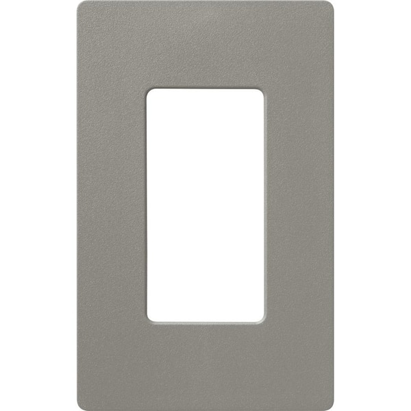 Lutron Claro 1 Gang Wall Plate for Decorator/Rocker Switches, Satin, Cobblestone (SC-1-CS) (1-Pack)