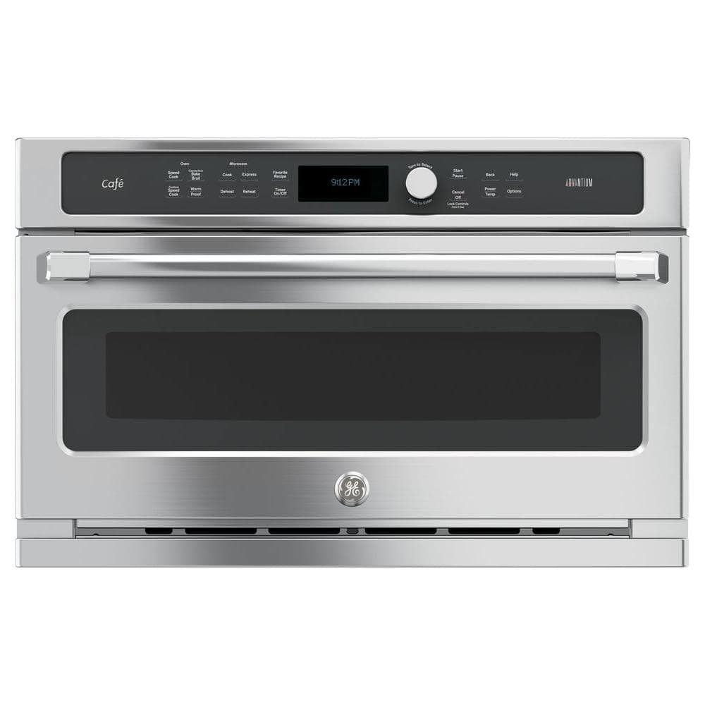 Cafe 30 in. Single Electric Wall Oven with Advantium Cooking in