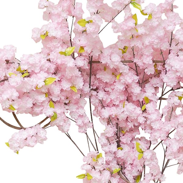 Cherry Blossom Branches in Pink  Faux Flowers for Home Decor 
