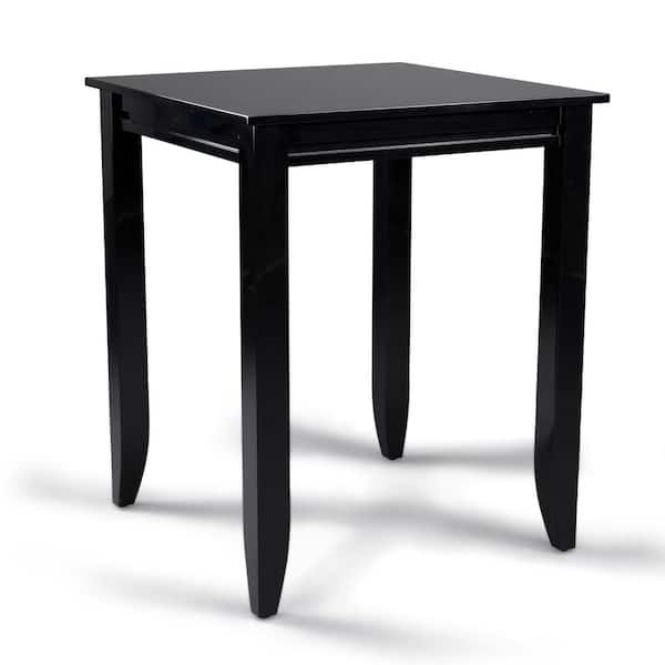 HOMESTYLES Linear Black High Dining Table