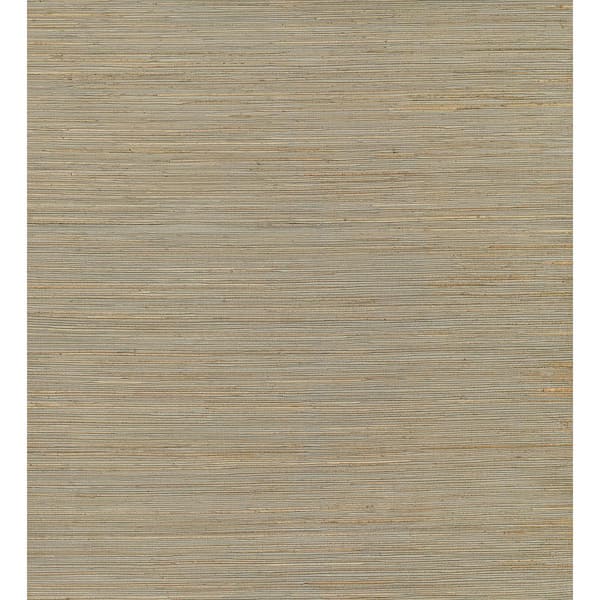 A-Street Prints Kira Neutral Hemp Grasscloth Wallpaper Sample