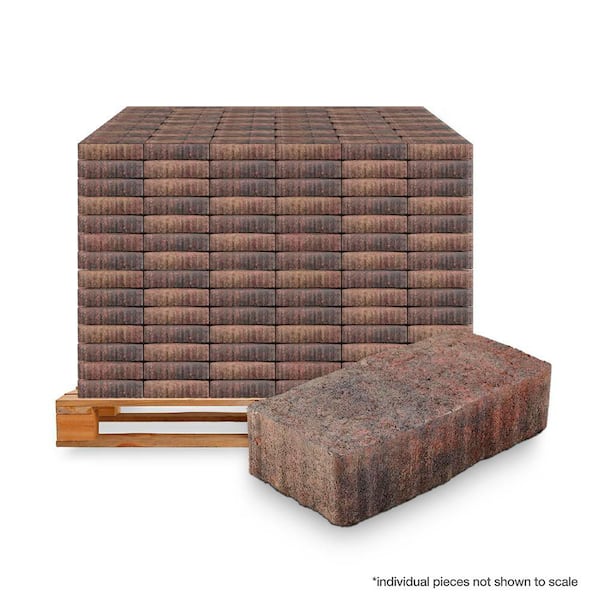 Clayton 7 in. L x 3.5 in. W x 1.77 in. H Old Town Blend Concrete Paver (840-Pieces/143 sq. ft. /Pallet)