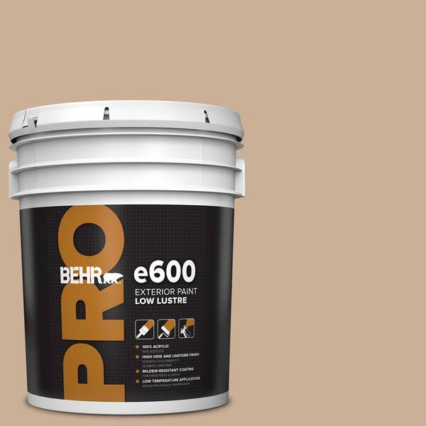 BEHR PRO 5 gal. #N260-3 Polo Tan Low Luster Exterior Paint