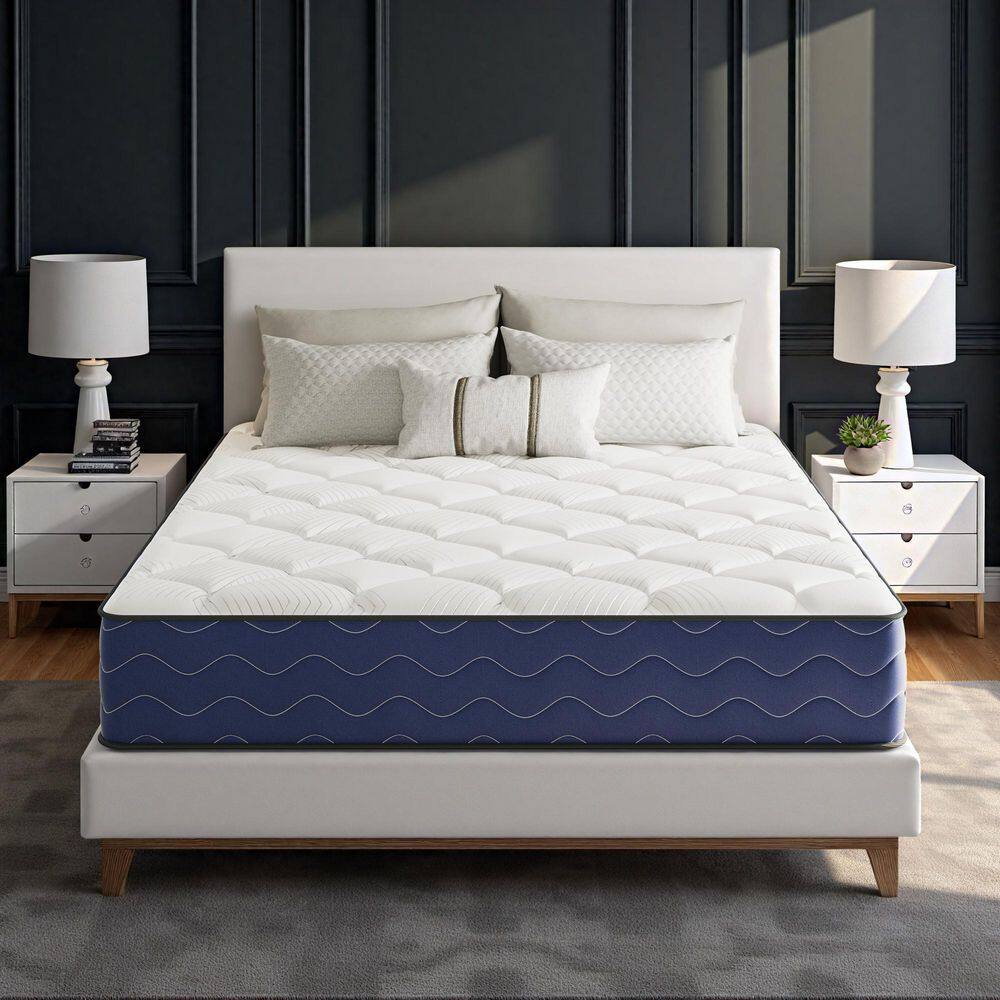 Queen Firm Hybrid Bamboo Charcoal Gel Memory Foam 12 in. Innerspring Pillow Top Breathable and Support Mattress price history on PriceWatchPro