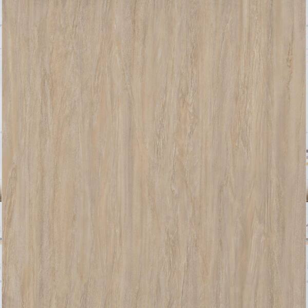 TrafficMaster Light Brown Travertine 12 in. x 24 in. Peel and Stick Vinyl Tile (20 sq. ft. / case)
