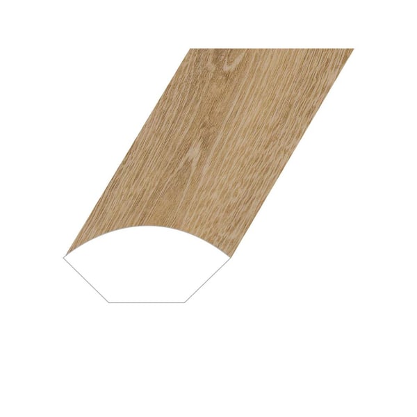 Montserrat Romulus Concept Oak 0.6 in. T x 1 in. W x 94.5 in. L Vinyl Quarter Round Molding