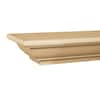 Builders Choice Traditional 4 ft. Paint Grade Cap-Shelf Mantel MTTRSP4 ...