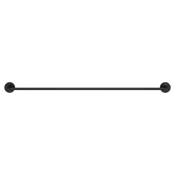 Essentials 32 in. Towel Bar in Matte Black