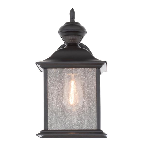 Details about  / Heath Zenith 1-Light Black Motion Activated Outdoor Wall Lantern Sconce