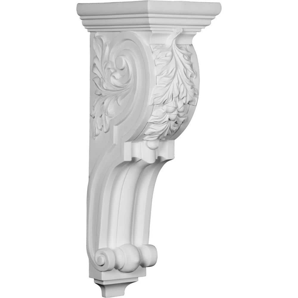 Ekena Millwork 5-7/8 in. x 20 in. x 7-7/8 in. Polyurethane Hamilton Corbel  COR07X06X20HA - The Home Depot