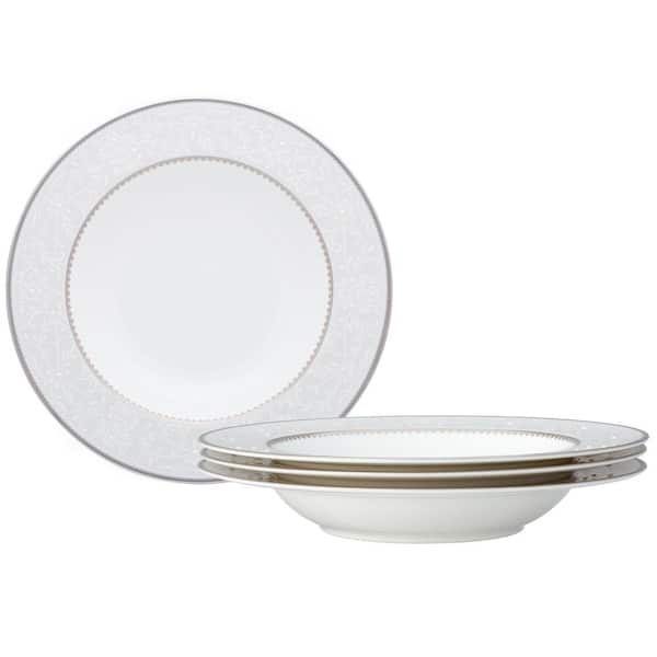 Noritake Brocato 8.25 in., 12 fl. Oz. (White) Bone China Soup Bowls ...