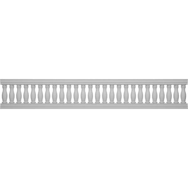 Ekena Millwork Fiberthane Embassy Balustrade 180 in. L x 32 in. H Fiberglass Railing Kit