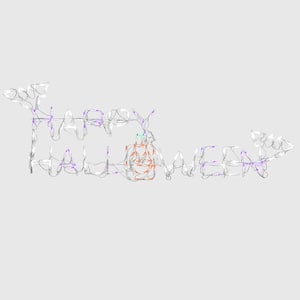 57 in. Lighted Happy Halloween Sign