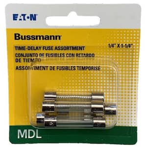 MDL Time Delay Electronic Fuse Assortment .5, 1, 2, 3, 5 amp fuses included