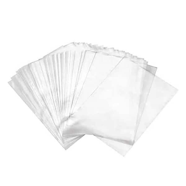 4 x 6 in. Self Sealing Cellophane Bags 200 Pieces Resealable Treat Bags for Cookies Party Favors Crystal Clear Durable