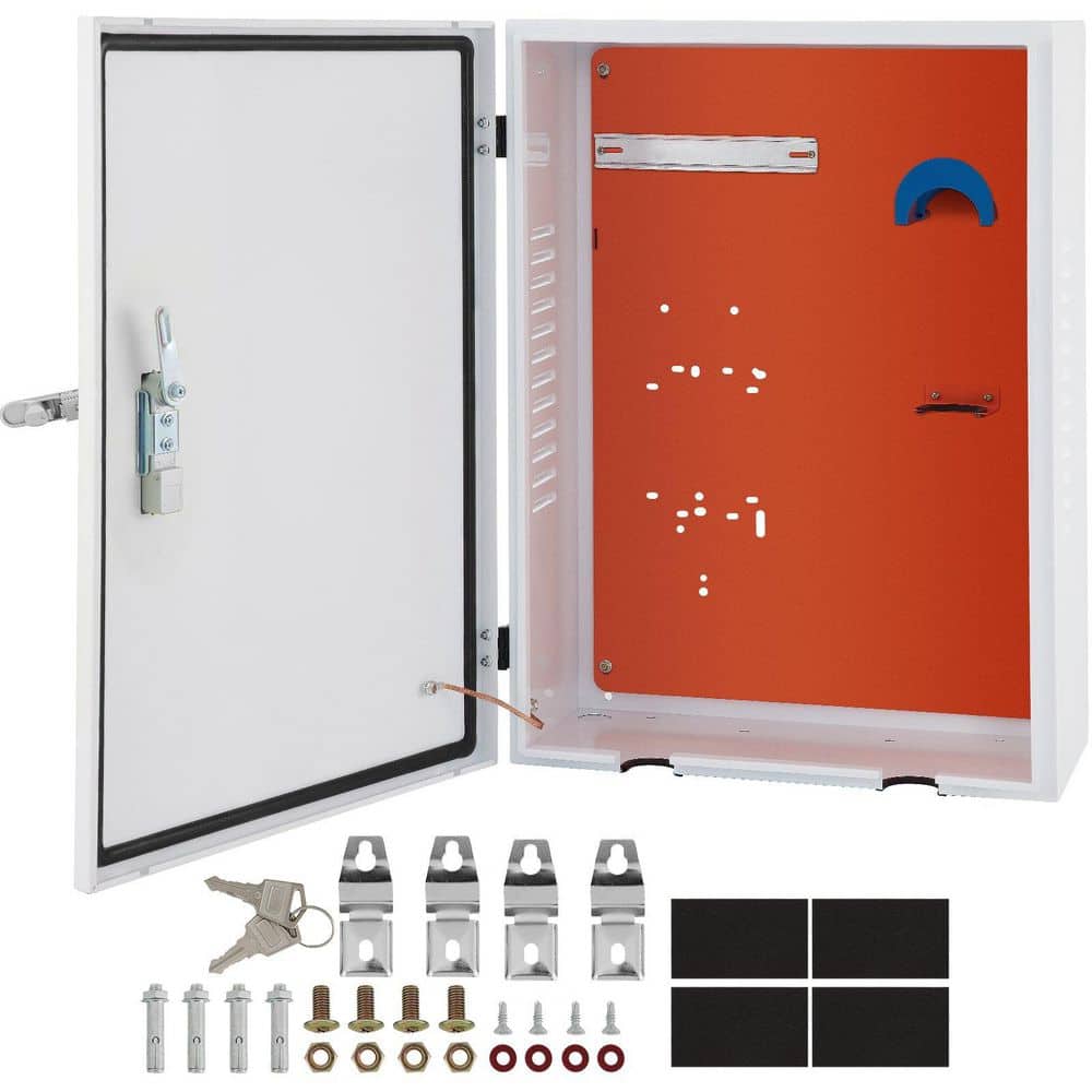 EV Charger Wall Connector Enclosure Box 28 x 20 x 10 in Lockable Steel Cable Organizer IP32 Outdoor Indoor price history on PriceWatchPro
