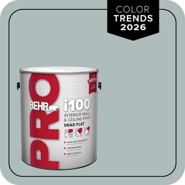 BEHR PRO 1 gal. #HDC-CT-26 Watery Dead Flat Interior Paint