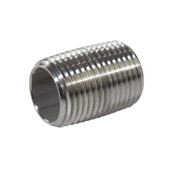 Matco-Norca 1 in. Close Schedule 40 Welded Stainless Steel Nipple Fitting