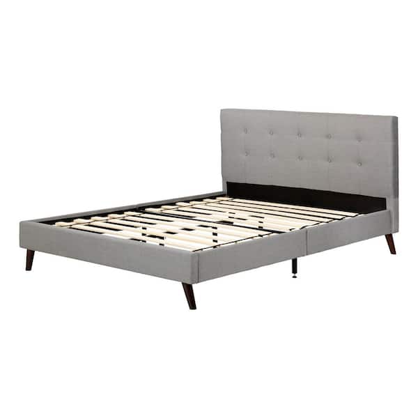 South Shore Dylane Soft Gray 57 in. Bed
