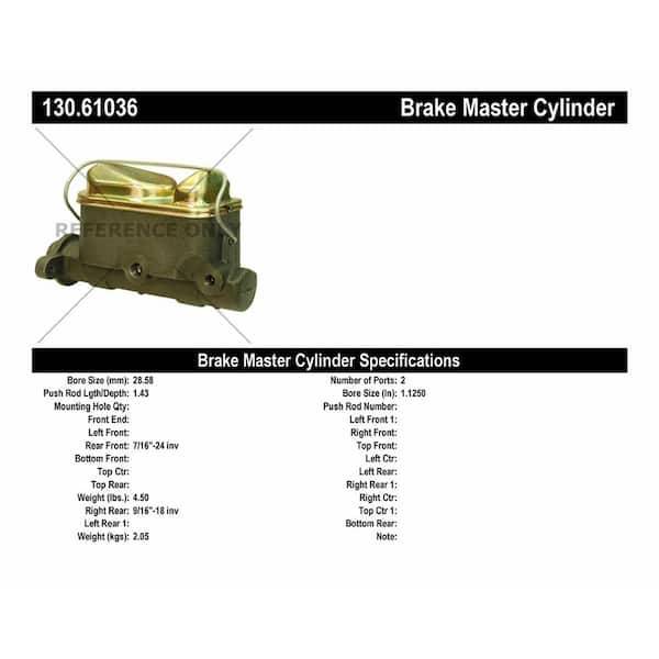 Centric Parts Brake Master Cylinder