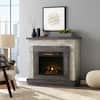 Wildercliff 45 in. Freestanding Wall Mantel Electric Fireplace in Driftwood