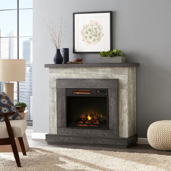 Home Decorators Collection Wildercliff, Electric Fireplace With Hearth And Mantel