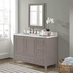 Williamsburg 48 in. Bathroom Vanity - Williamsburg Cabinet Without Sink - Large Wood Vanity by Alaterre Furniture