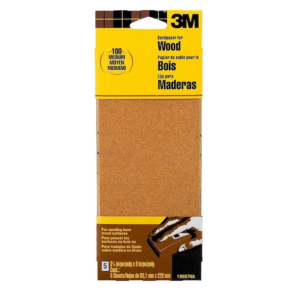 3M High Strength Small Hole Repair 16 fl oz tub and 3M General Purpose Sandpaper Sheets 3-2/3-In by 9-In Assorted Grit 