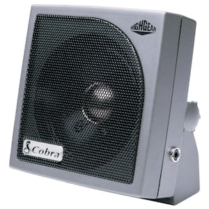 HighGear 4 in. 15-Watt Dynamic Noise Canceling CB Extension Speaker with Talkback