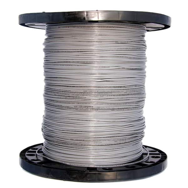 2500 ft. 14 Gray Stranded CU THHN Wire