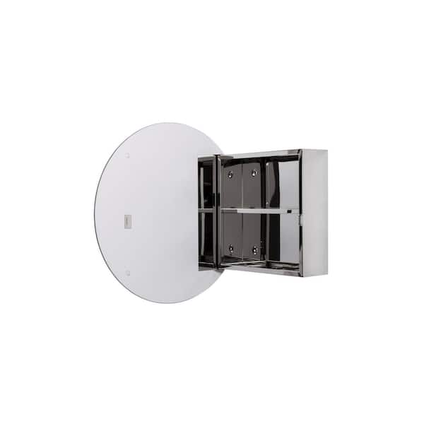 Severn Frameless Stainless Steel Surface-Mount Bathroom Medicine Cabinet (19.7 x 19.7 in)