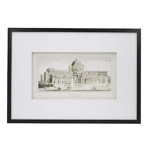 Smithsonian Framed Architecture Art Print 19.7 in. x 27.6 in.