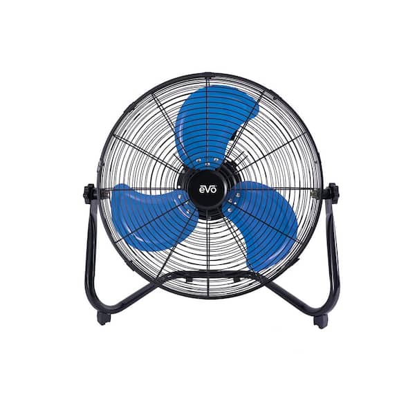 High Velocity 19.9 in. 3 Speed Floor Fan