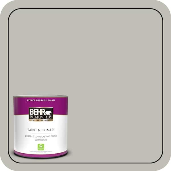 BEHR PREMIUM PLUS 1 qt. #N370-3 Light Year Eggshell Enamel Low Odor Interior Paint & Primer