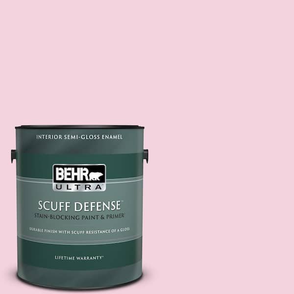BEHR ULTRA 1 gal. #100A-3 Scented Valentine Extra Durable Semi-Gloss Enamel Interior Paint & Primer