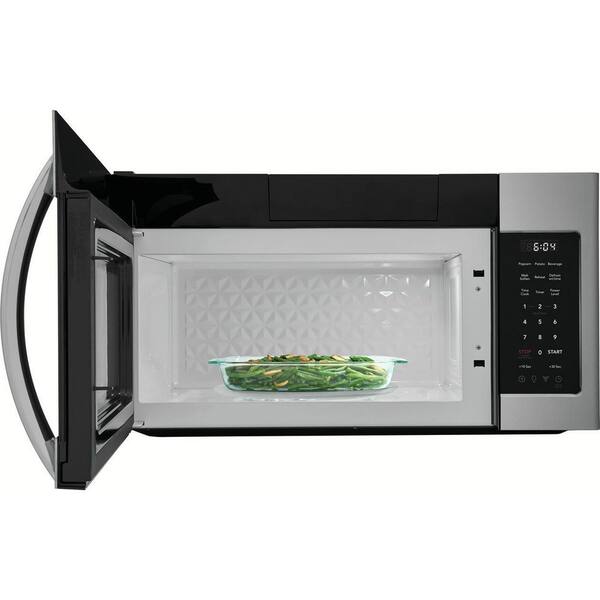 stainless steel kenmore over the range microwave