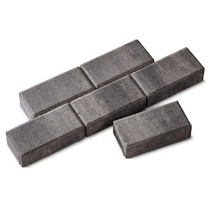 Holland 8.5 in. x 4.25 in. x 2.375 in. Rectangle Moonlight Gray FM Concrete Paver ( 280-pieces/69 sq. sf./Pallet)