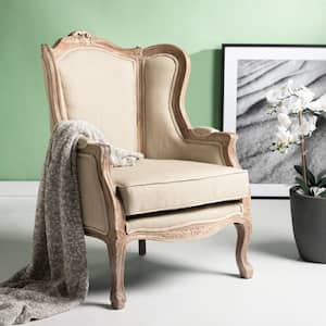 Fallon Natural Linen Accent Chair