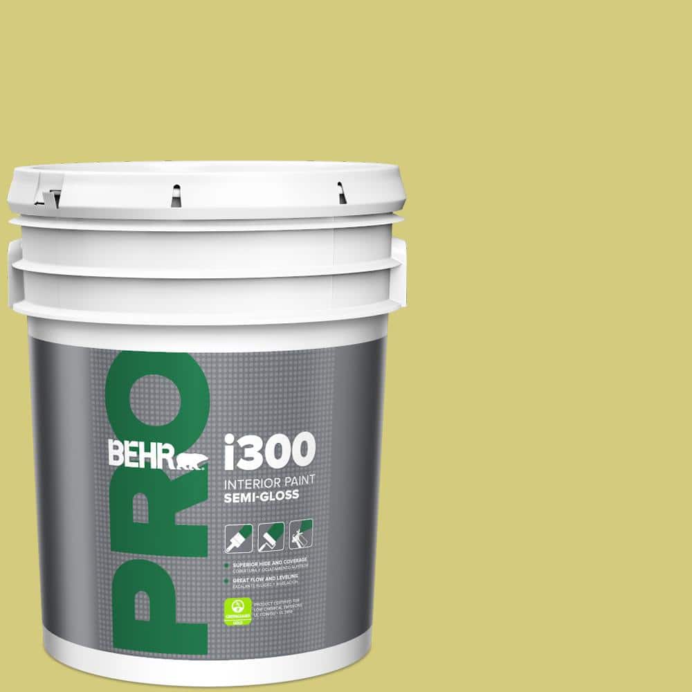 5 gal. #P350-4 Spring Grass Semi-Gloss Interior Paint price history on PriceWatchPro