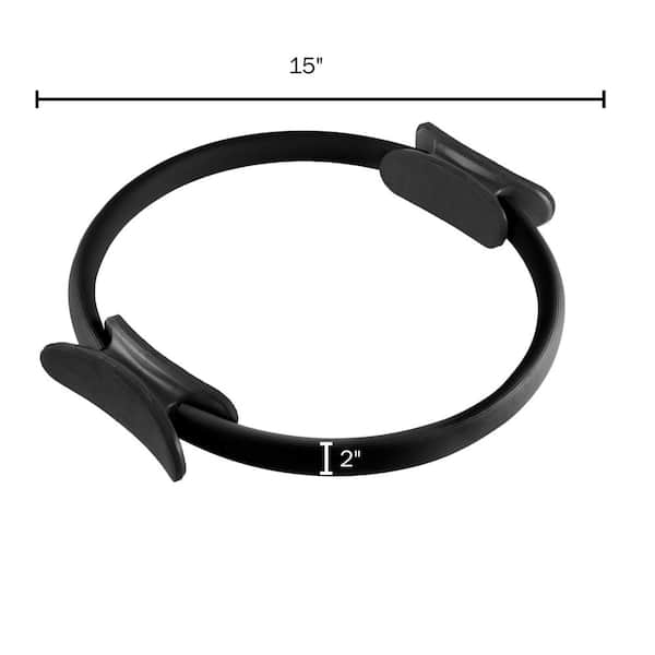 15 in. Black Pilates Toning Restistance Ring 118848AKG - The Home