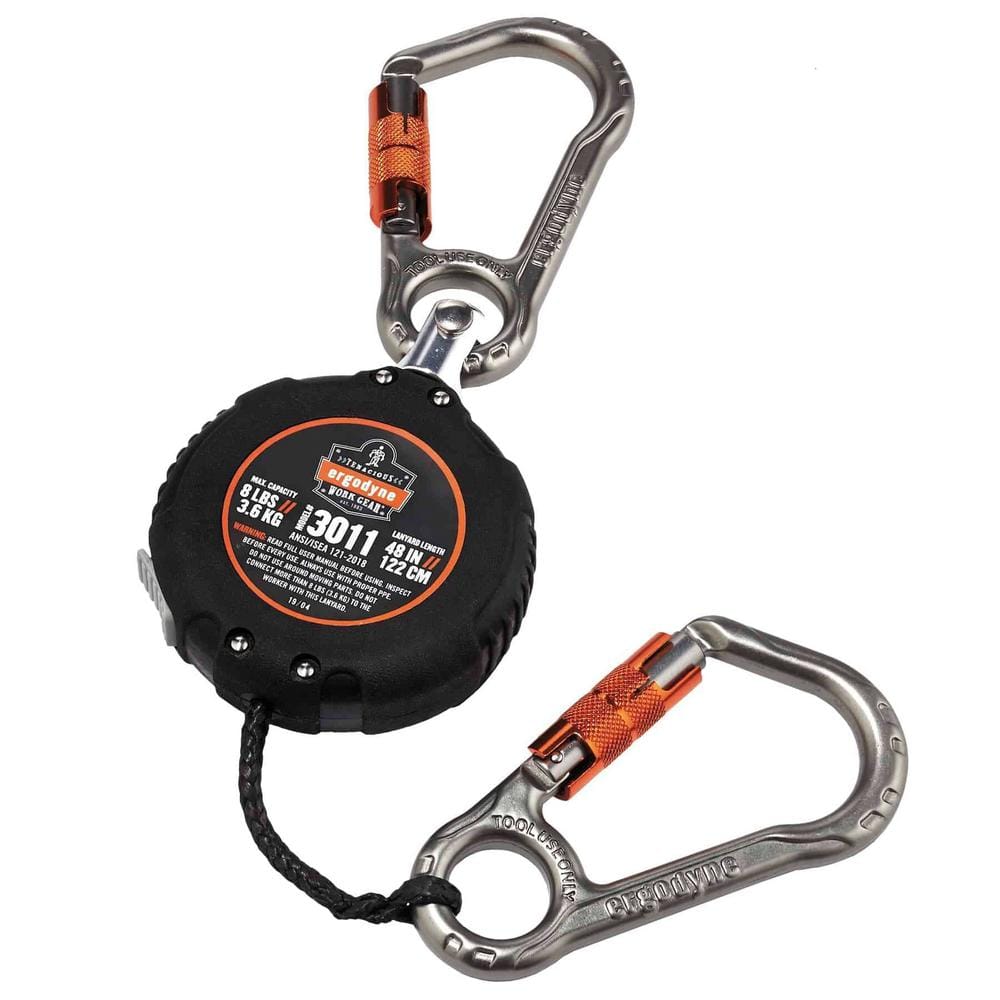 Ergodyne Squids Retractable Tool Lanyard with Carabiner Mount