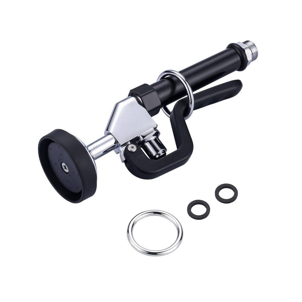 7/8 in. 20 UNEF Brass Pre-Rinse Spray in Black with 18.5 Stainless-Steel Pre Rinse Hose for Commercial Sink Faucet price history on PriceWatchPro