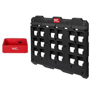 Packout Compact Shelf with Packout Large Wall Plate