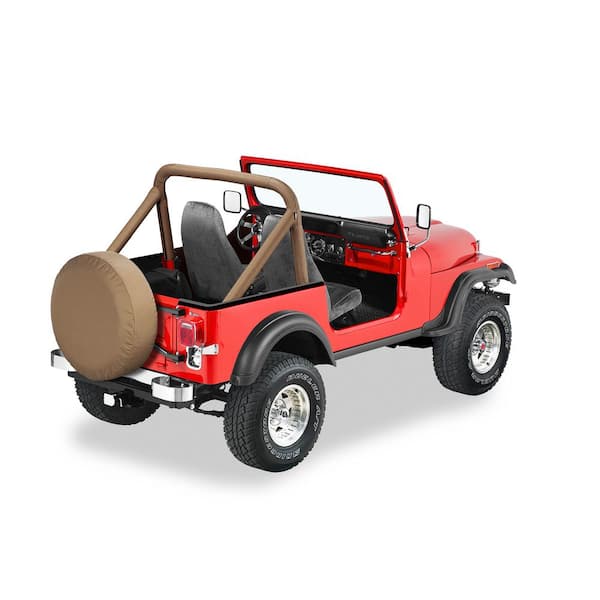 Bestop Sport Bar Cover for 1980-1983 CJ5/1980-1986 CJ7 in Tan