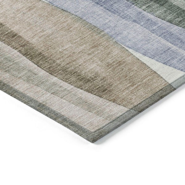 Chantille Machine Washable Indoor/Outdoor Abstract ACN1989 Beige 3 ft. x 4 ft. Area Rug