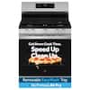 30 in. 5-Burners Smart Free-Standing Gas Convection Range in Stainless with EasyWash Oven Tray And No-Preheat Air Fry
