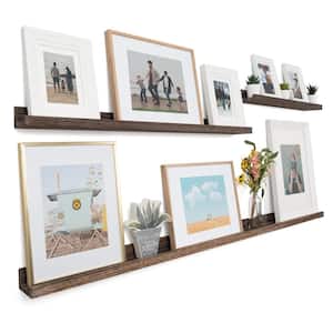 Ted Narrow Picture Ledge Shelf Display:Set of 3 :60" 36" 24"